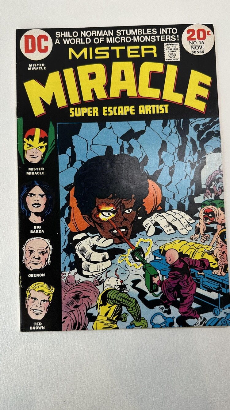 Vintage 1973 Mister Miracle No. 16 DC Comic Jack Kirby Shilo Norman Super Escape